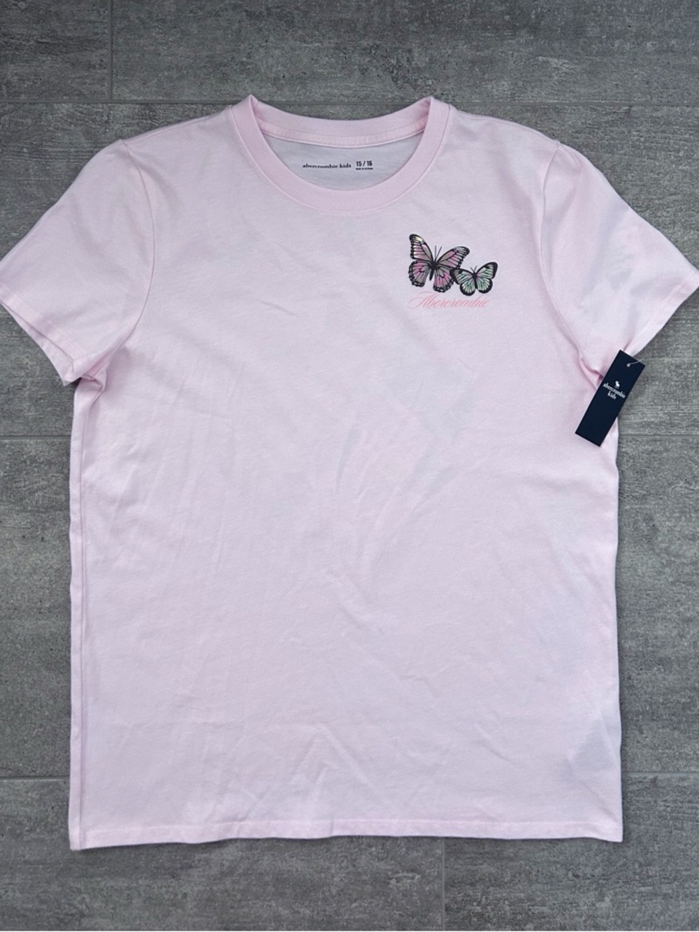 Abercrombie Kids NWT Butterfly Tee Size 15/16